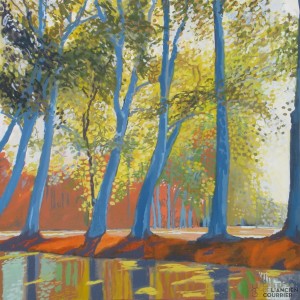 Galerie Montpellier | David Rycroft: Les platanes VI