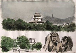 Galerie Montpellier | AUREL: Mémoire de singes Kyoto p96