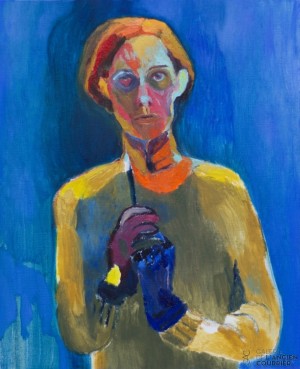 Galerie Montpellier | Carmen Selma: Autoportrait bleu
