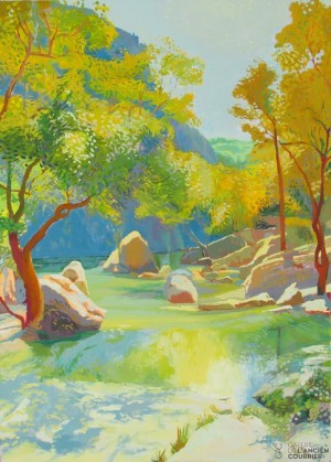 Galerie Montpellier | David Rycroft: Ravin des arcs - reflets
