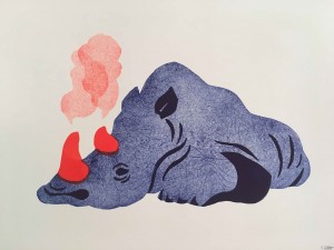 Galerie Montpellier | Evelyne Mary: Rhinoceros