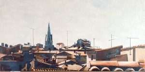Galerie Montpellier | Accueil: Vue d'en haut, les toits de Montpellier