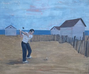 Galerie Montpellier | Rusi&ntilde;ol Masramon: Le golfeur de St Cyprien