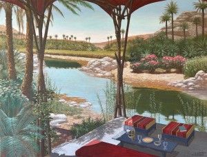 Un apéritif au bord de l'oued