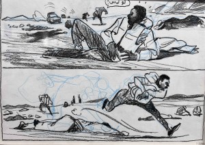 Galerie Montpellier | AUREL: Omar - fuite