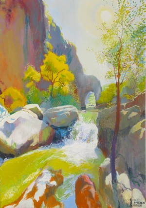 Le ravin des arcs, cascade