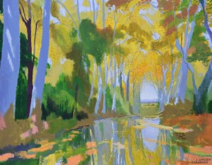 Galerie Montpellier | David Rycroft: Platanes de la Commanderie II 