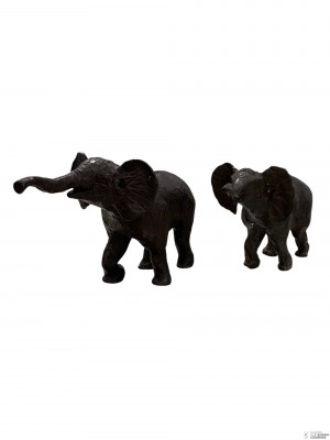 Galerie Montpellier | Oeuvres: Eléphanteaux de face