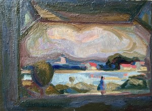 Vue sur l'étang 