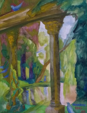 Galerie Montpellier | Richarme: L'all&eacute;e des fleurs 1986