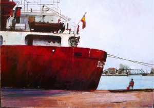 Le cargo rouge