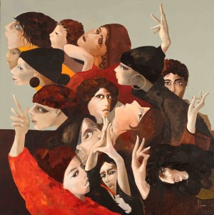 Galerie Montpellier | Oeuvres: Anneaux ronds et regards
